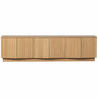 WOOOD Zuma tv meubel 200cm eiken transparant