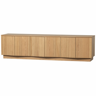 WOOOD Zuma tv meubel 200cm eiken transparant