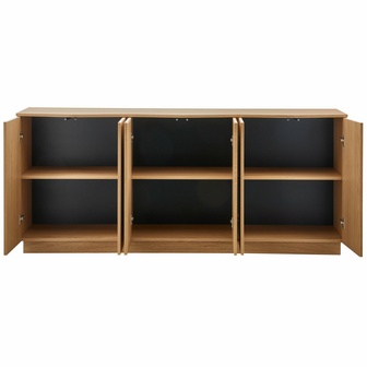 WOOOD Zuma dressoir eiken 200cm eiken transparant
