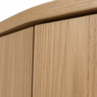 WOOOD Zuma hoge kast 67cm eiken transparant