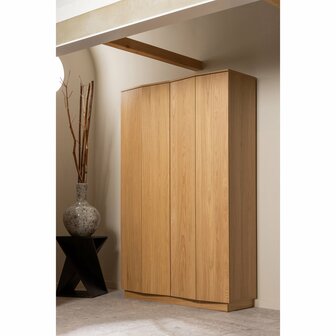 WOOOD Zuma hoge kast 67cm eiken transparant