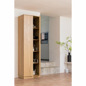 WOOOD Zuma hoge kast 67cm eiken transparant