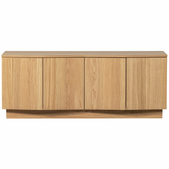 WOOOD Zuma tv meubel 133cm eiken transparant