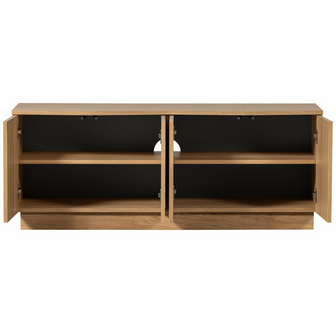 WOOOD Zuma tv meubel 133cm eiken transparant
