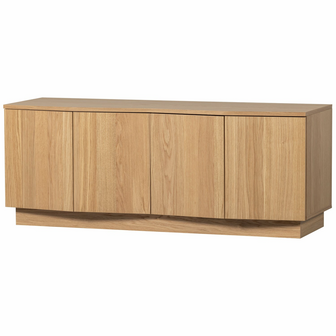 WOOOD Zuma tv meubel 133cm eiken transparant