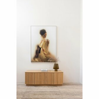 WOOOD Zuma tv meubel 133cm eiken transparant