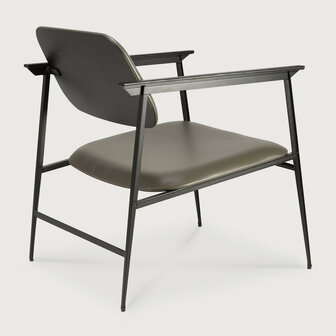 Ethnicraft DC lounge olive Leather