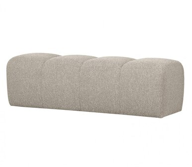 Woood Mojo Eetbankje 164cm Boucl&eacute; Beige Melange