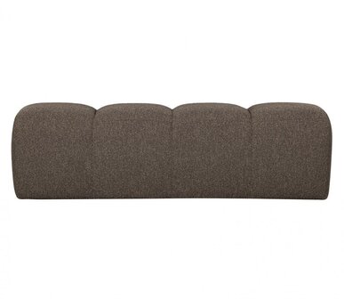 Woood Mojo Eetbankje 164cm Boucl&eacute; Bruin Melange