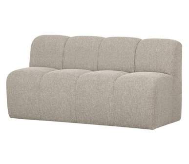 Woood Mojo Eetbankje 164cm Met Rugleuning Boucl&eacute; Beige Melange