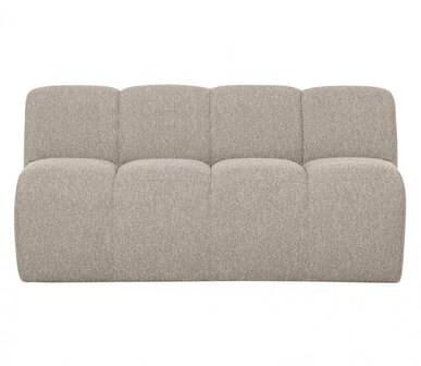 Woood Mojo Eetbankje 164cm Met Rugleuning Boucl&eacute; Beige Melange