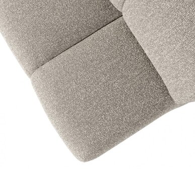 Woood Mojo Eetbankje 164cm Met Rugleuning Boucl&eacute; Beige Melange