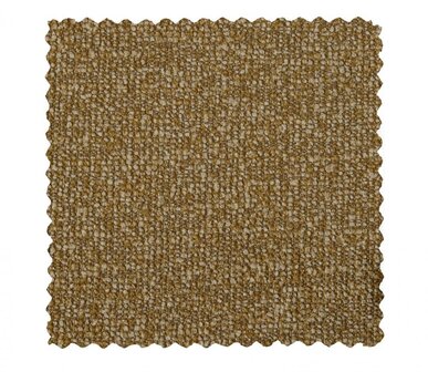 WOOOD Mojo Eetbankje 164cm Met Rugleuning Boucl&eacute; Geel/Bruin Melange