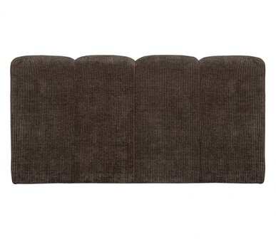 WOOOD Mojo Eetbankje 164cm Met Rugleuning Ribstof Bruin