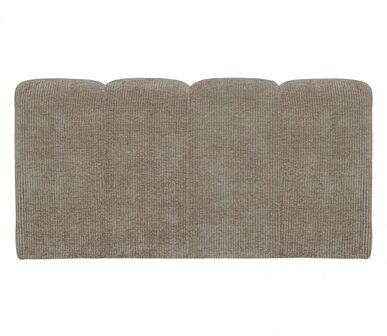 WOOOD Mojo Eetbankje 164cm Met Rugleuning Ribstof Donkerzand