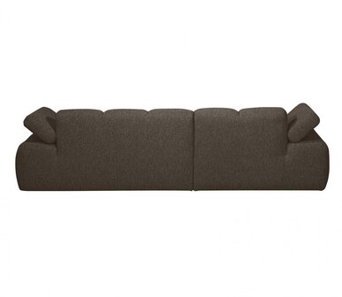 WOOOD Mojo Chaise Longue Boucl&eacute; Bruin Melange Links