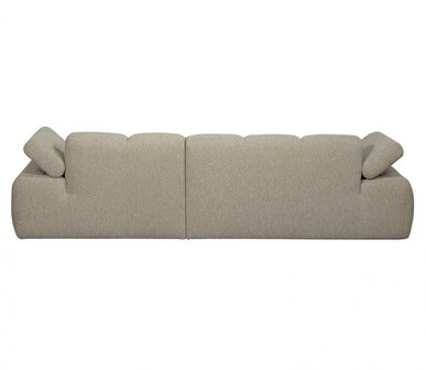 WOOOD Mojo Chaise Longue Boucl&eacute; Beige Melange Rechts