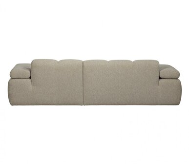 WOOOD Mojo Chaise Longue Boucl&eacute; Beige Melange Rechts