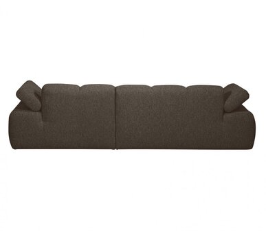WOOOD Mojo Chaise Longue Boucl&eacute; Bruin Melange Rechts