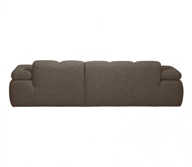 WOOOD Mojo Chaise Longue Boucl&eacute; Bruin Melange Rechts