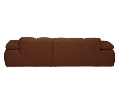 WOOOD Mojo Chaise Longue Boucl&eacute; Roestbruin Melange Rechts
