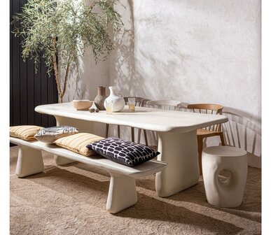 WOOOD Bliss Tuinstoel Met Spijlen Coffee Fiber Bruin Melange