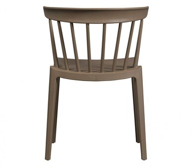 WOOOD Bliss Tuinstoel Met Spijlen Coffee Fiber Bruin Melange