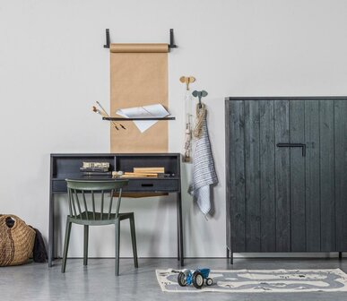 WOOOD Bliss Tuinstoel Met Spijlen Kunstof Army Green