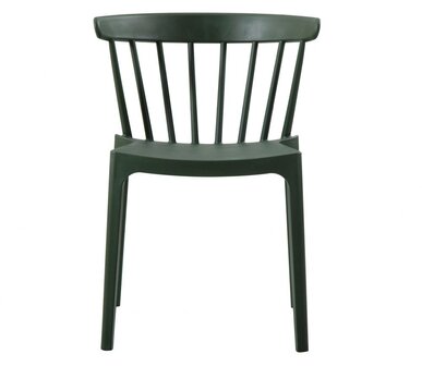 WOOOD Bliss Tuinstoel Met Spijlen Kunstof Army Green