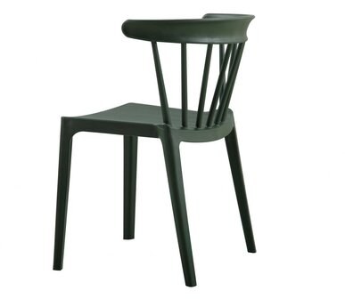 WOOOD Bliss Tuinstoel Met Spijlen Kunstof Army Green