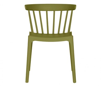 WOOOD Bliss Tuinstoel Met Spijlen Kunstof Matcha Green
