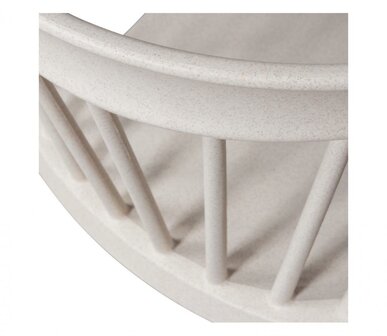 WOOOD Bliss Tuinstoel Met Spijlen Wheat Fiber Off White Melange