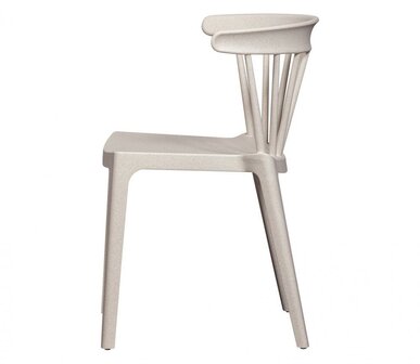 WOOOD Bliss Tuinstoel Met Spijlen Wheat Fiber Off White Melange