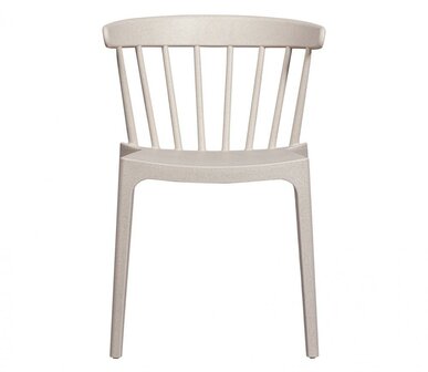 WOOOD Bliss Tuinstoel Met Spijlen Wheat Fiber Off White Melange