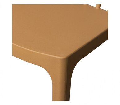 WOOOD Bliss Tuinstoel Met Spijlen Wheat Fiber Caramel Melange