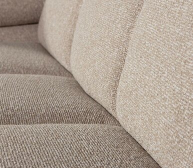 WOOOD Mojo 2-zits Met Arm Links Boucl&eacute; Beige Melange