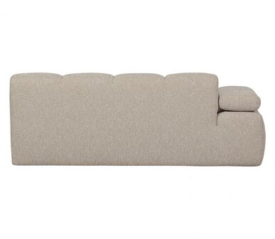 WOOOD Mojo 2-zits Met Arm Links Boucl&eacute; Beige Melange