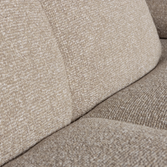 WOOOD Mojo 1,5-Zits Met Arm Rechts Boucl&eacute; Beige Melange