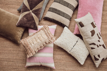 HKLIVING Bayside linen cushion 60x40 cm 