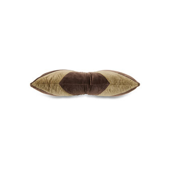 HKLIVING Velvet brown cushion 50x30