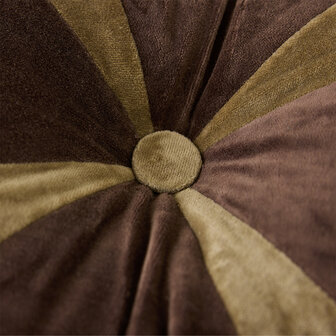 HKLIVING Velvet brown cushion 50x30