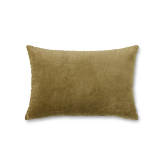 HKLIVING velvet cushion army green 60x40 cm 