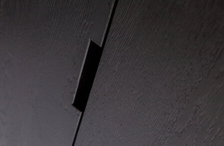 WOOOD Premium Silas hoge kast eiken blacknight 