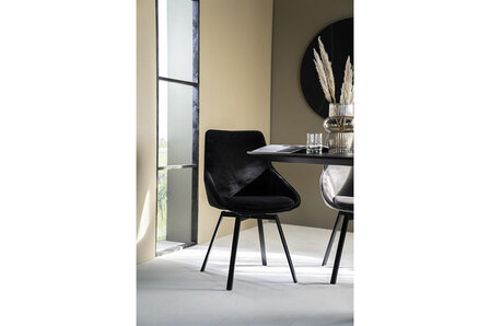 By-Boo Eetkamerstoel Beau Black