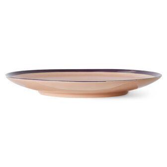 HKLIVING 70s ceramics: dinner plates bedrock, set of 2