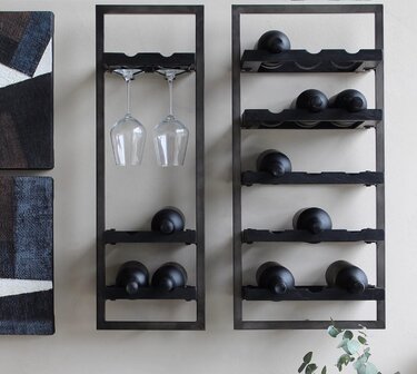 dBodhi Shelfmate Winemate Type E Wijnrek Charcoal 