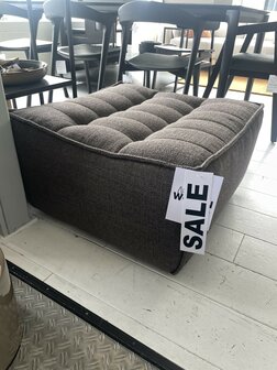 Ethnicraft Sofa N701 Footstool Dark Grey