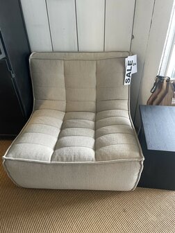 Showmodel Ethnicraft N701 Sofa ecru 1 Zits