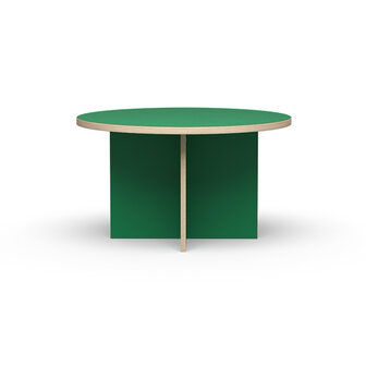 HKliving Dining table Green round 130 cm 
