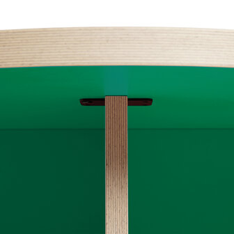 HKliving Dining table Green round 130 cm 